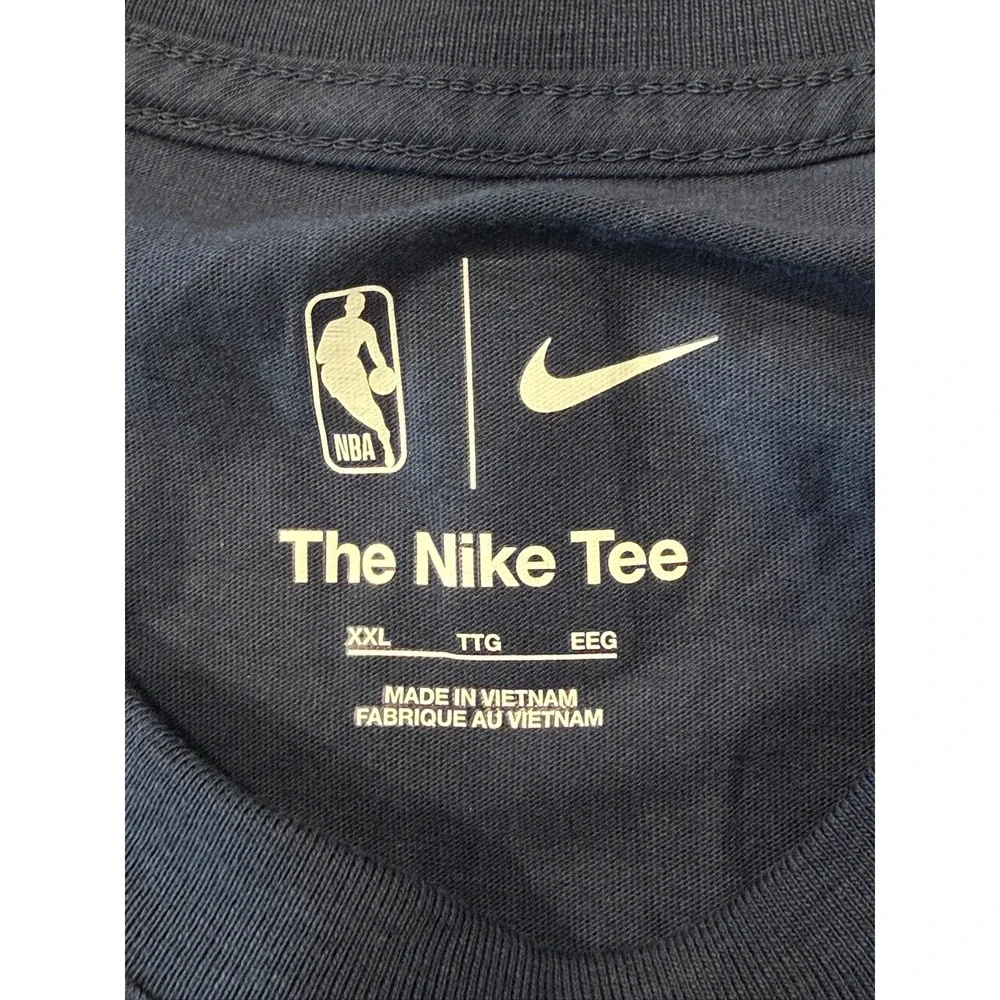 Nike Anthony Edwards Timberwolves Icon Name & Number T-Shirt Men's 2XL Navy